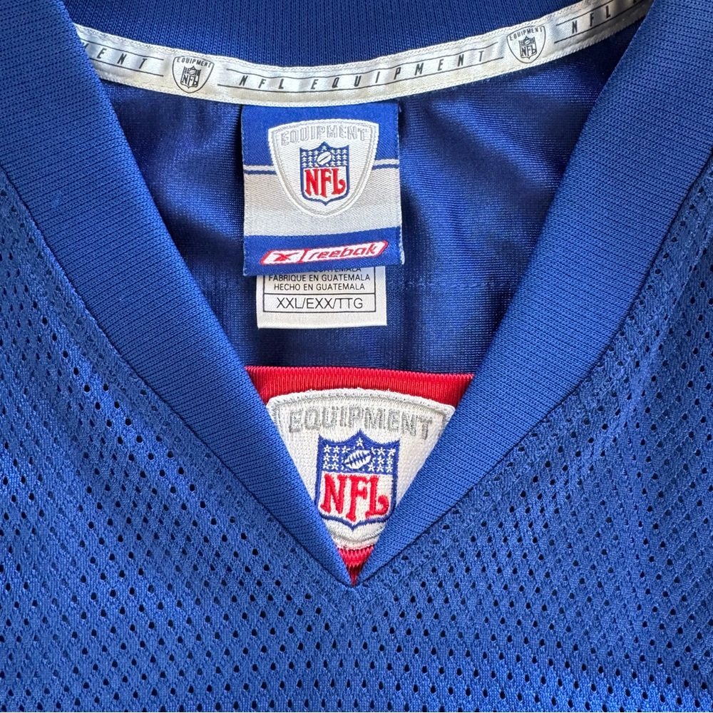 NY Giants Jeremy Shockey #80 VTG Reebok NFL On Field Jersey Men’s XXL - Picture 7 of 8